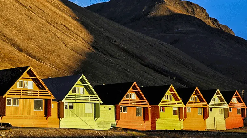 Norwegia, Svalbard, Spitsbergen, Longyearbyen